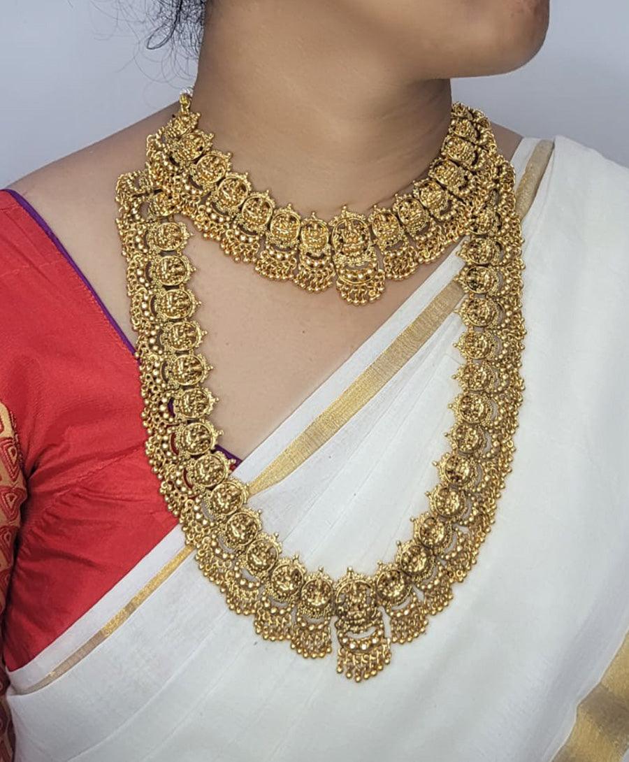 Mahalakshmi Temple Jewellery combo set